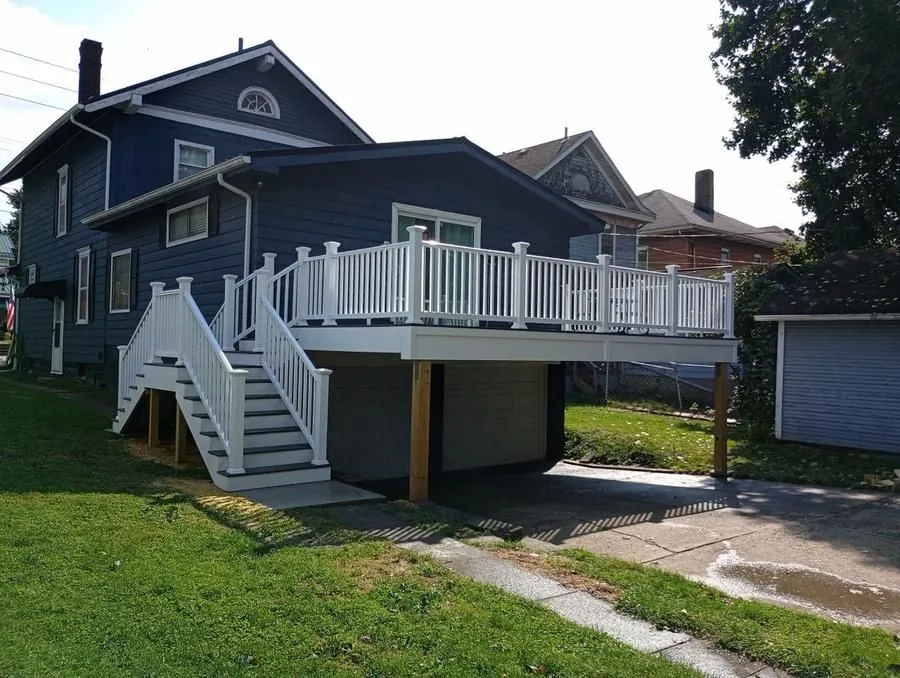 Deck and outdoor living area